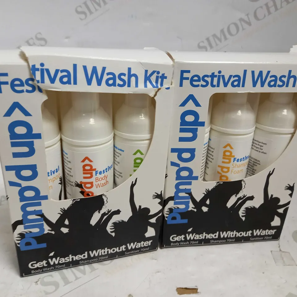 PUMP'D UP FESTIVAL WASH KIT x2