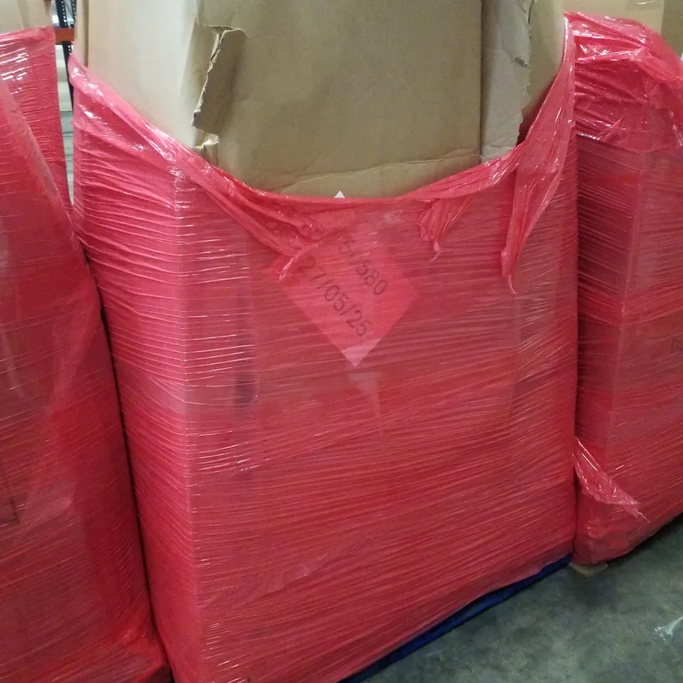 PALLET CONTAINING ASSORTED PRODUCTS INCLUDING 5 TIER SHOE RACK, DRY ERASE SENTENCE STRIPS, CHRISTMAS WRAPPING PAPER, KIDS BACKPACK, MATTRESS TOPPER & GRABBER