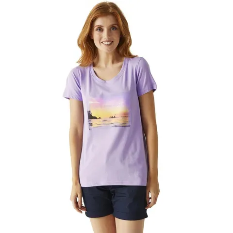 BRAND NEW REGATTA WOMENS FILANDRA VIII SHORT SLEEVE T-SHIRT UK SIZE 8
