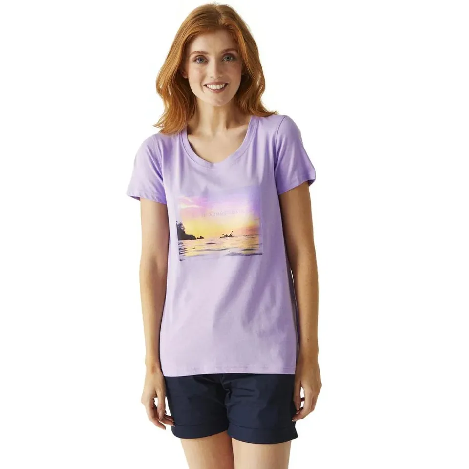 BRAND NEW REGATTA WOMENS FILANDRA VIII SHORT SLEEVE T-SHIRT UK SIZE 8