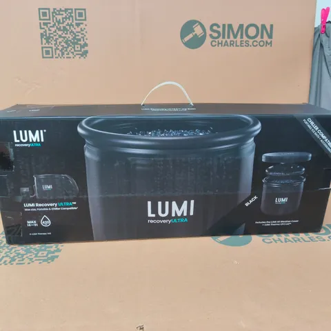 LUMI RECOVERY ULTRA ICE BATH BLACK 420LT BOXED