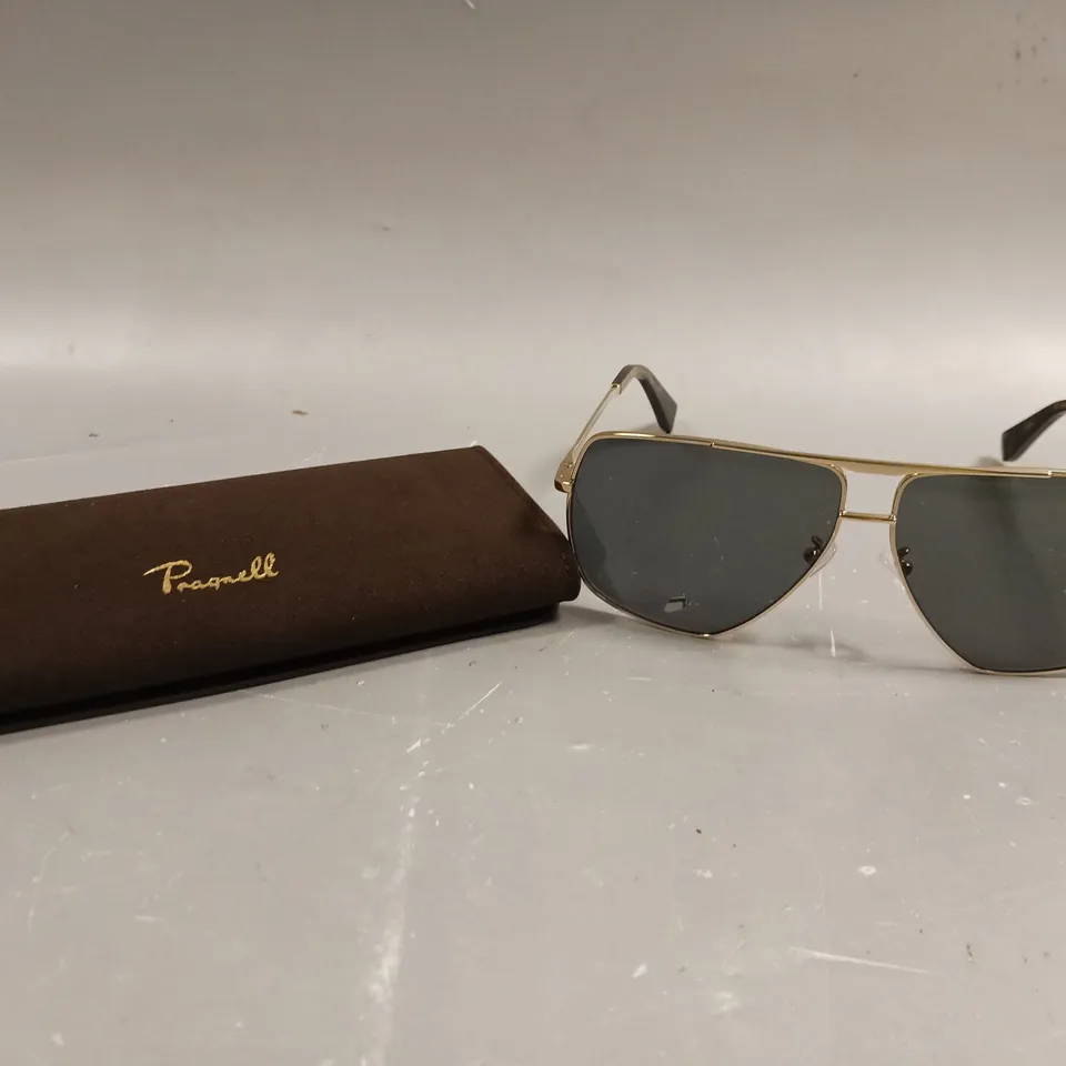 PRAGNELL TINTED GOLD COLOUR FRAMED SUNGLASSES