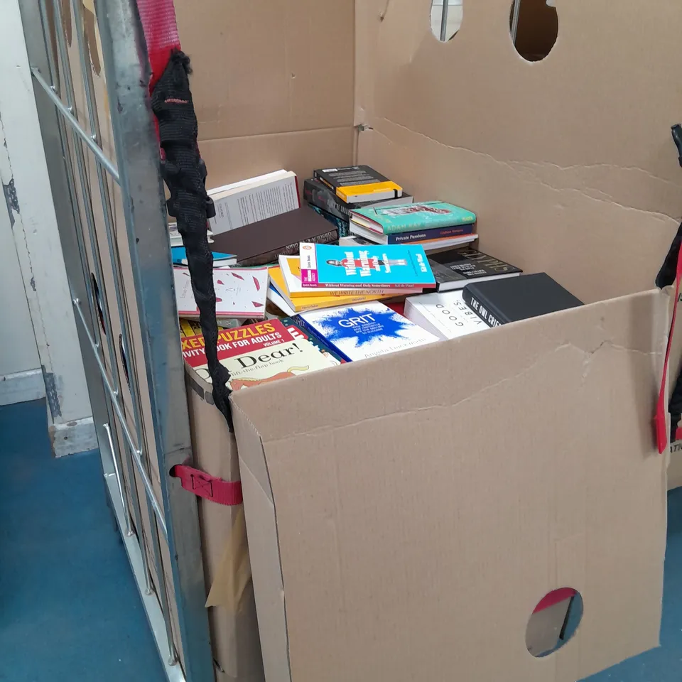 LARGE QUANTITY OF ASSORTED BOOKS TO INCLUDE SAVE WITH JAMIE, BATMAN GRAPHIC NOVEL AND HOW TO THINK LIKE A FISH