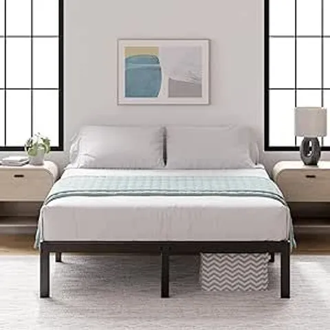 BOXED ZINUE METAL BED FRAME - KING SIZE