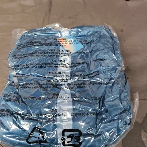 OODIE ALL BLACK SHERPA DRESSING GOWN – SIZE L/XL