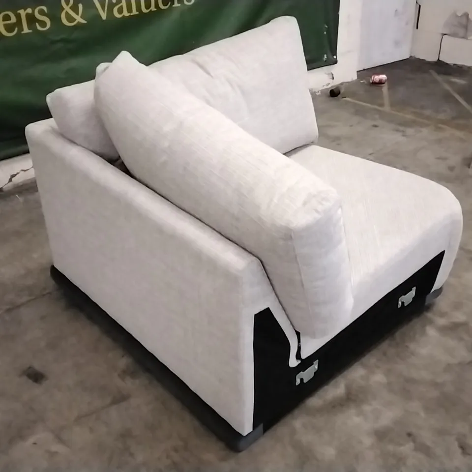 QUALITY BRITISH DESIGNED & MANUFACTURED G PLAN FUSION CORNER SOFA PIECE HEATH SKY FABRIC