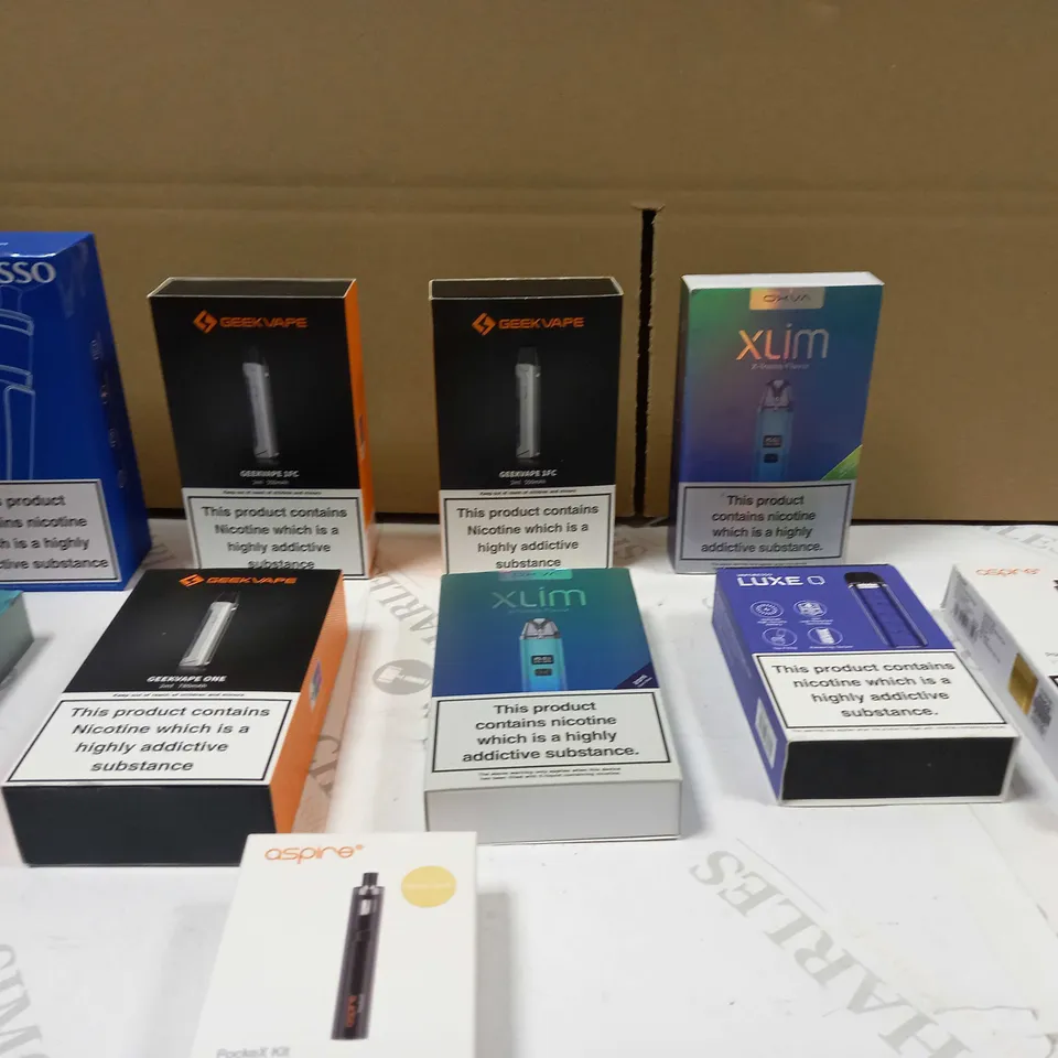 BOX OF APPROX 20 ASSORTED VAPE ACCESSORIES 