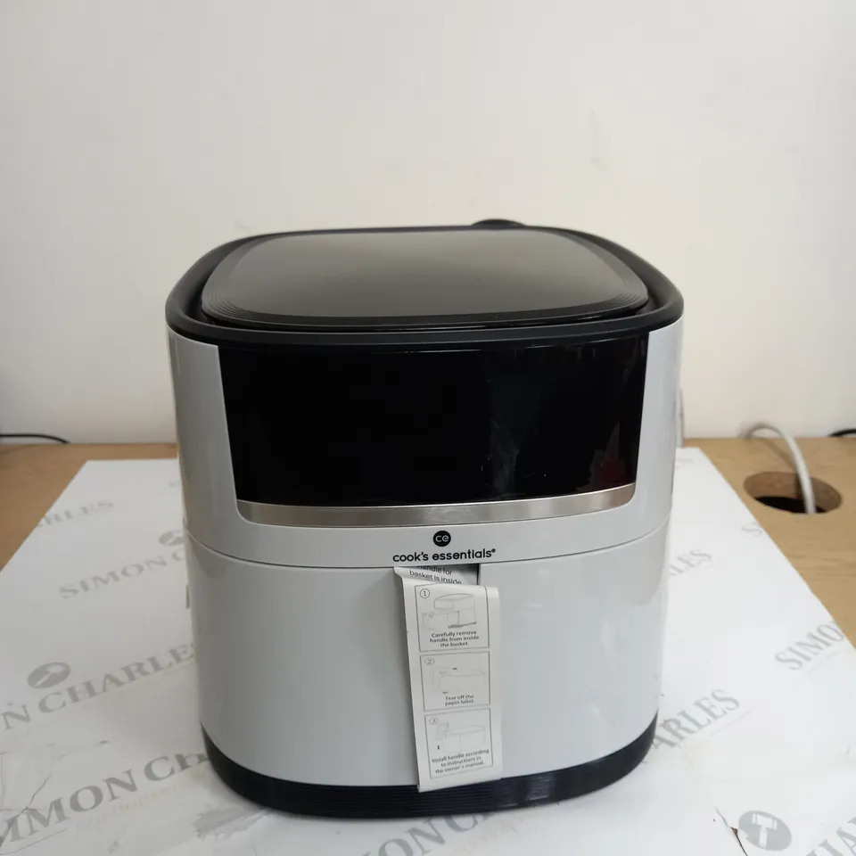 COOK'S ESSENTIALS 4L AIR FRYER COOL GREY