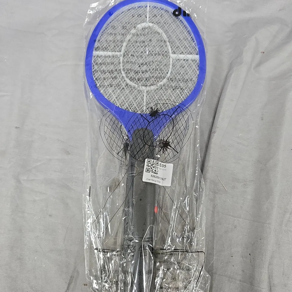 ELECTRIC FLY SWATTER RACKET, BLUE – NEW IN PACKAGING