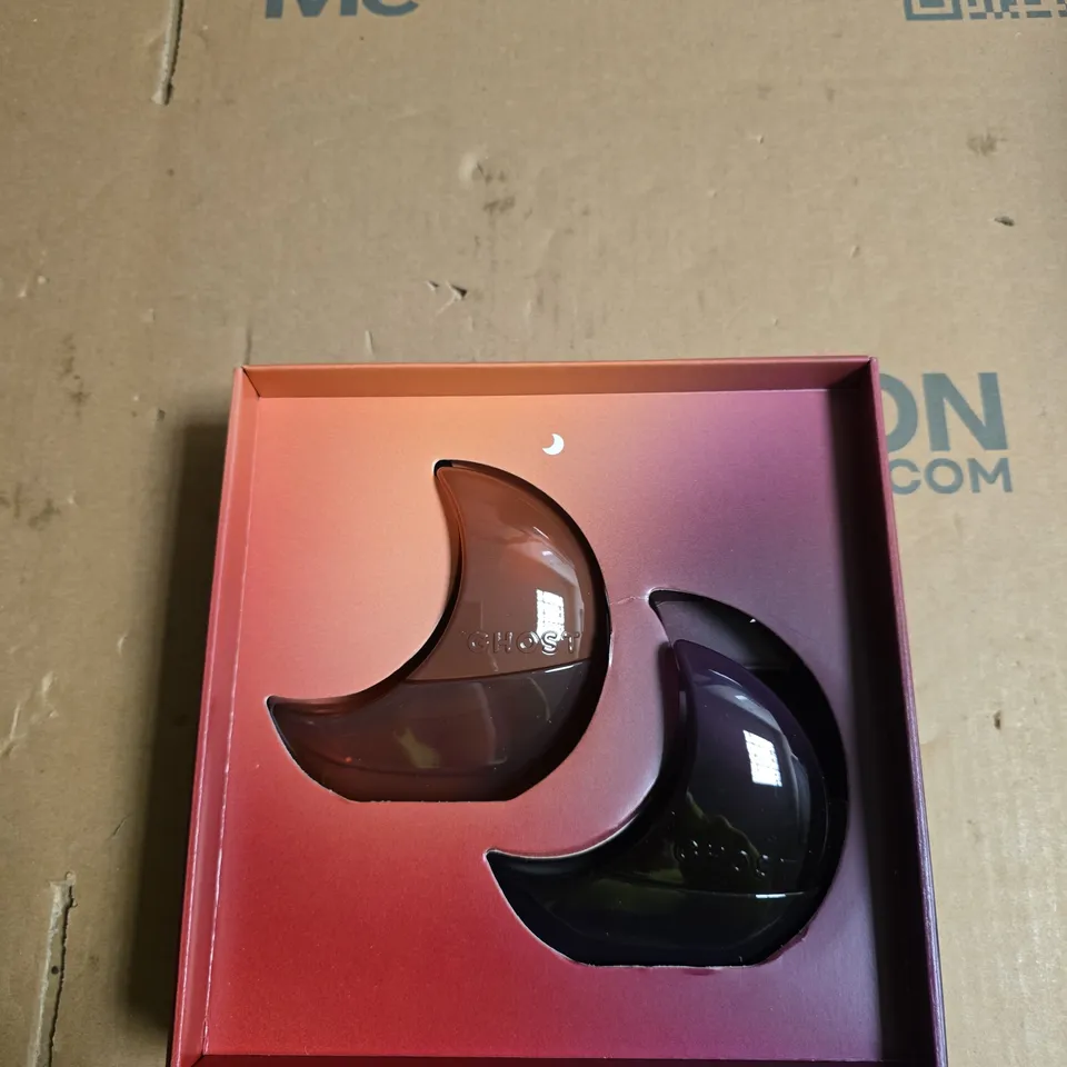 GHOST CELESTIAL MOON DUO ORB OF NIGHT EAU DE PARFUM 50ML  AND DEEP NIGHT EAU DE TOILETTE 50ML