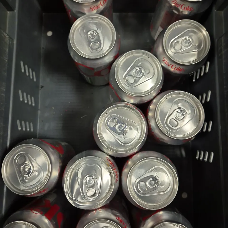 APPROXIMATELY 15 ASSORTED DRINKING PRODUCTS TO INCLUDE DIET COKE, TENSING, PAEDIA SURE 