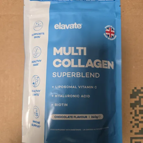 ELAVATE MULTI COLLAGEN SUPERBLEND - CHOCOLATE FLAVOUR, 240G