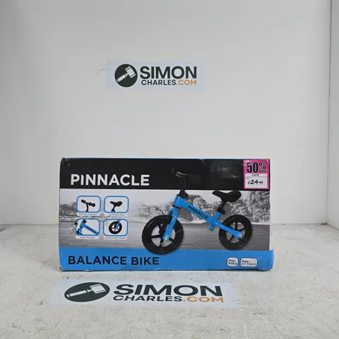 PINNACLE BALANCE BIKE – BLUE, BOXED