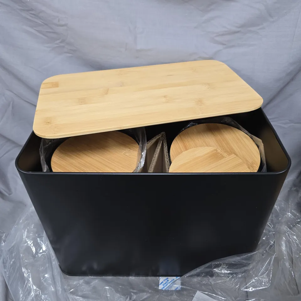 KABELO 5PC KITCHEN STORAGE SET – BLACK 