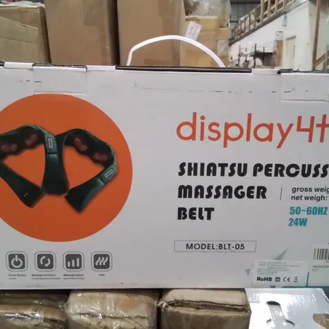 BOXED SHIATSU PERCUSSION MASSAGER BELT