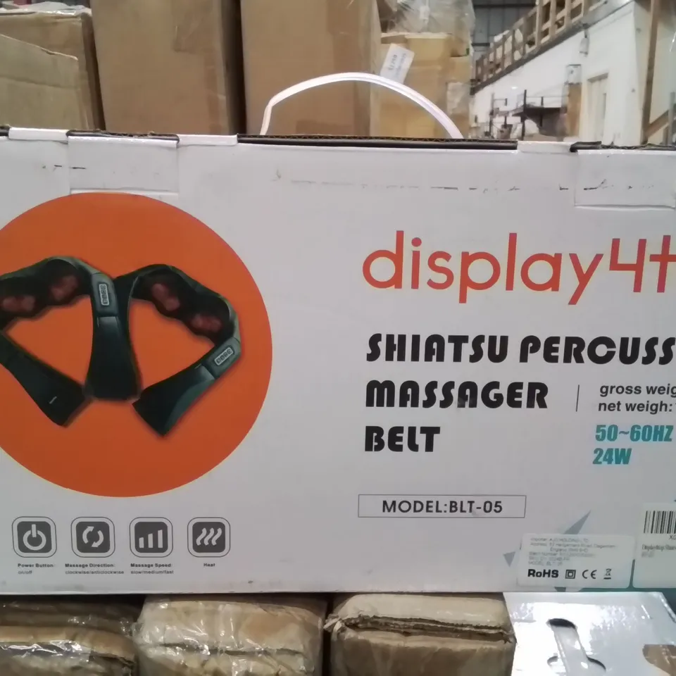BOXED SHIATSU PERCUSSION MASSAGER BELT