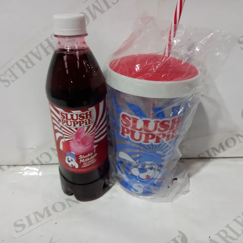 SLUSH PUPPIE SYRUP AND CUP GIFT SET RRP £14.99