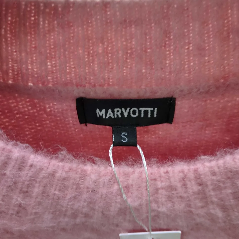 MARVOTTI PINK KNIT SWEATER – UK SIZE S