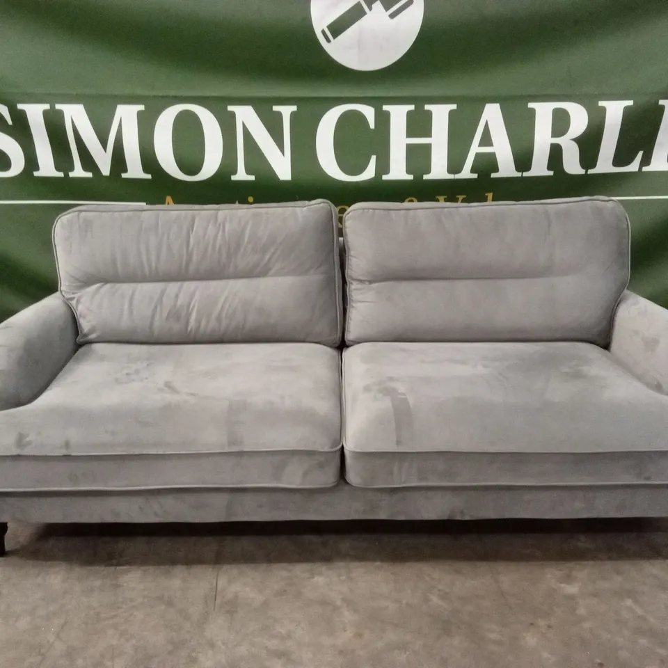 VICTORIA 4 SEATER FABRIC SOFA - GREY RRP £679