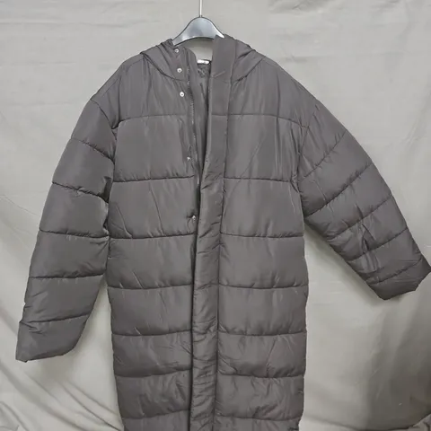 COLLUSION PUFFER COAT – LONG DOWN JACKET, UK SIZE M