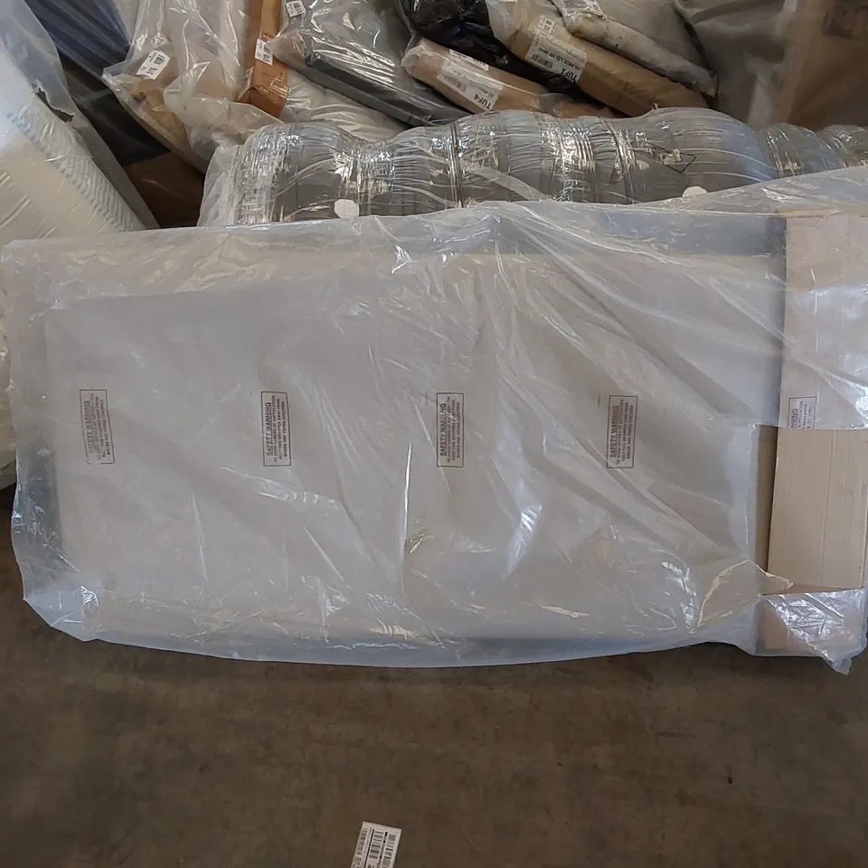 QUALITY BAGGED 120CM PARIS HEADBOARD - SANDSTONE