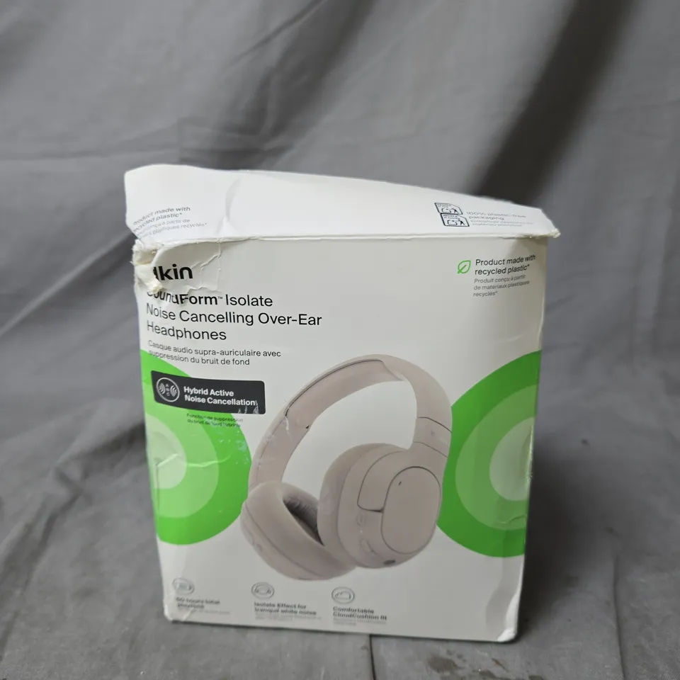 BELKIN SOUNDFORM ISOLATE NOISE CANCELLING HEADPHONES