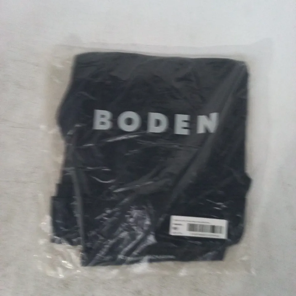 BAGGED BODEN ROSA HALTER LINEN MIDI DRESS IN NAVY SIZE 16P