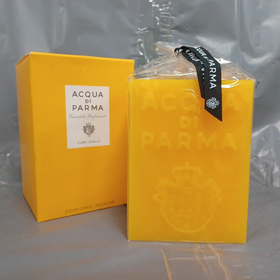 ACQUA DI PARMA CUBO GIALLO SCENTED CANDLE - YELLOW CUBE