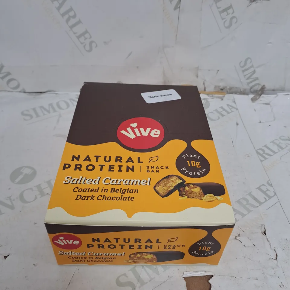 VIVE NATURAL PROTEIN SNACK BAR 12X49G