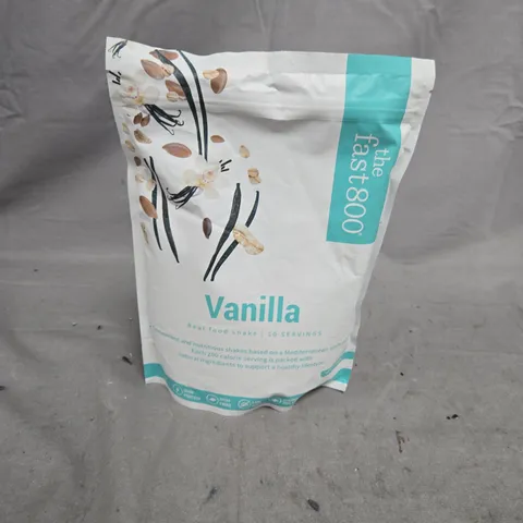 THE FAST 800 VANILLA REAL FOOD SHAKE – 10 SERVINGS (POWDER, SEALED POUCH)