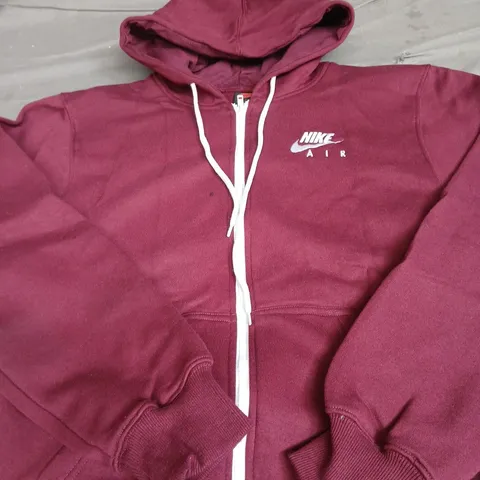 NIKE AIR FULL ZIP HOODED JACKET SIZE M