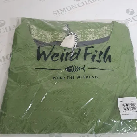 WEIRD FISH GREEN COTTON JERSEY SIZE 16