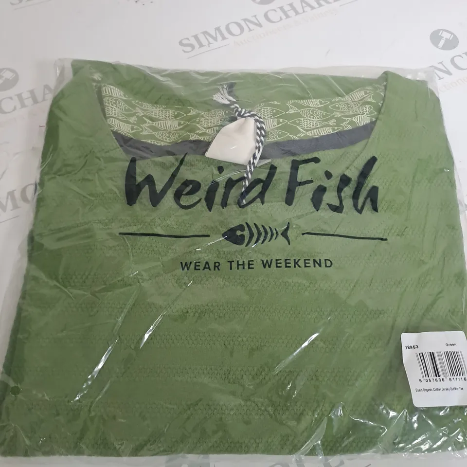 WEIRD FISH GREEN COTTON JERSEY SIZE 16