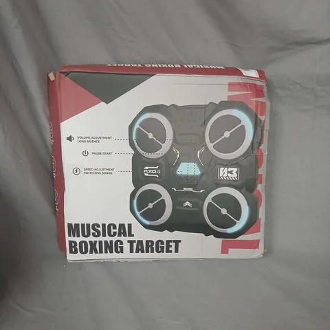 MUSICAL BOXING TARGET – BOXED TOY