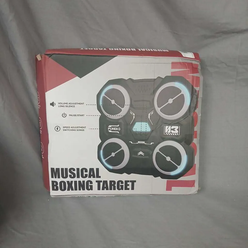 MUSICAL BOXING TARGET – BOXED TOY