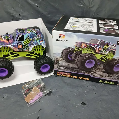 BOXED DEERC ALL TERRAIN RC MONSTER TRUCK 