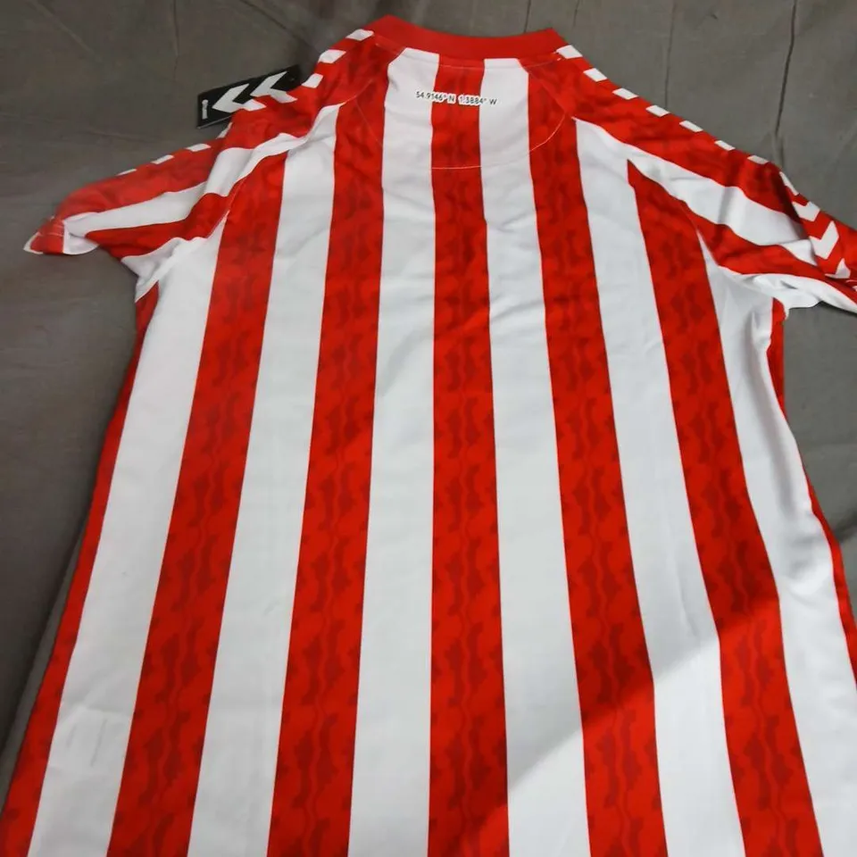 HUMMEL SUNDERLAND 24-25 HOME SHIRT - LARGE