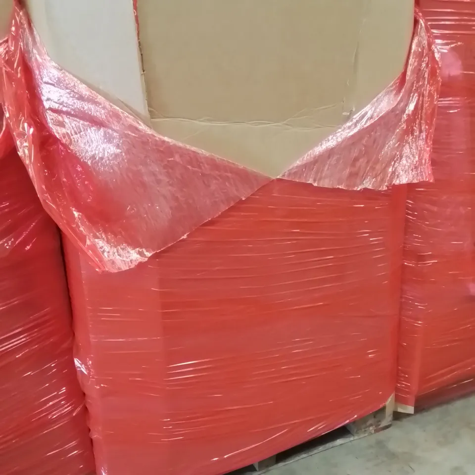 PALLET CONTAINING ASSORTED PRODUCTS INCLUDING ELECTRIC CLOTHES DRYER, BATHWATER BARRIER, MODERN SIDE TABLE & REPTILE TERRARIUM LIGHT