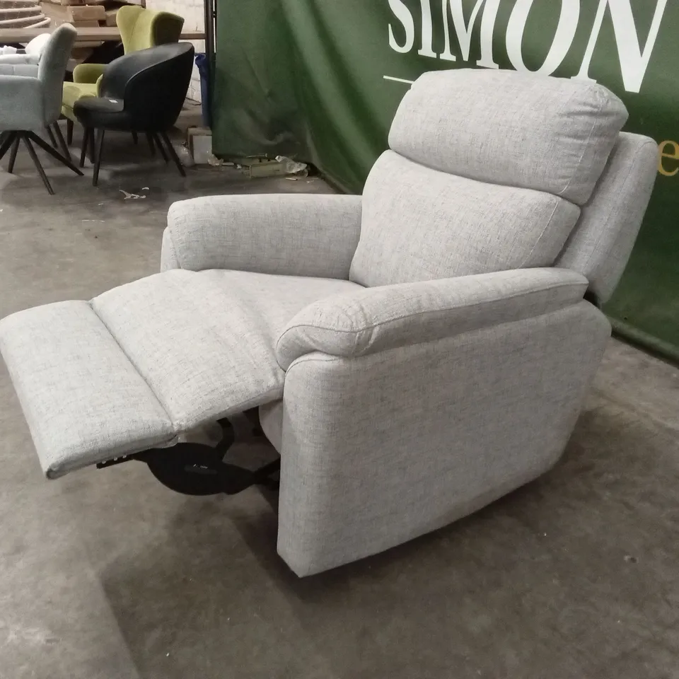 LINEA FABRIC MANUAL RECLINER ARMCHAIR RRP £549