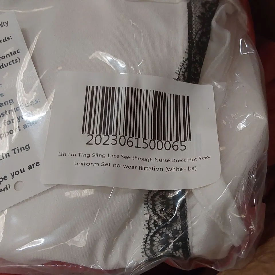 BOX CONTAINING A LARGE QUANTITY OF SEXY LINGERIE OUTFITS