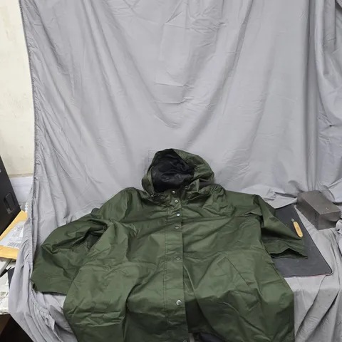 CENTIGRADE OLIVE GREEN PARKA JACKET – 3XL