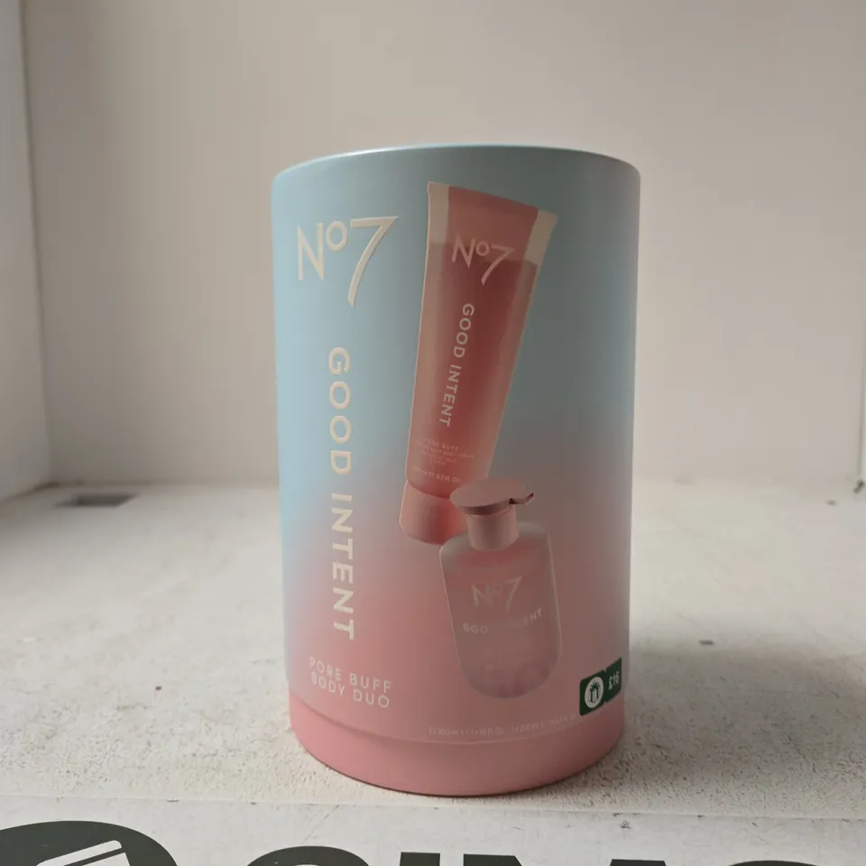 NO7 GOOD INTENT PORE BUFF BODY DUO