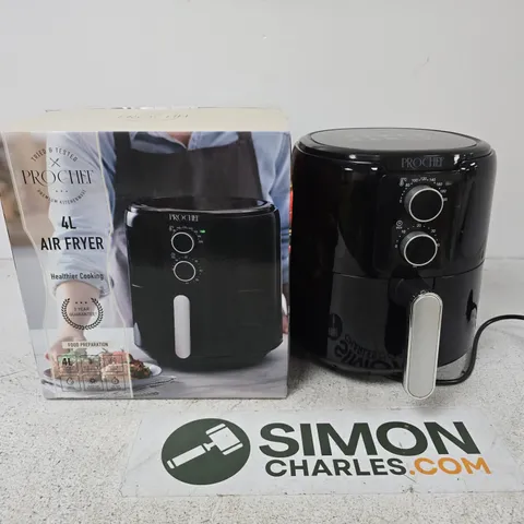PROCHEF 4L AIR FRYER – BLACK (BOXED)