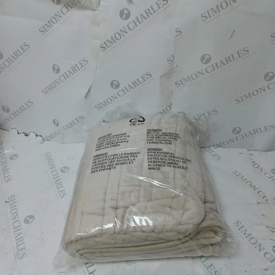 BOXED COZEE HOME HEATED BLANKET IN STONE 