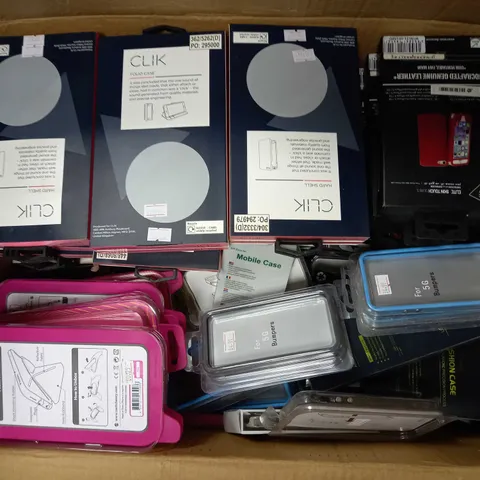 LOT OF APPROXIMATELY 60 ASSORTED PHONE CASES
