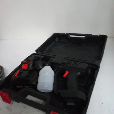 Power tool kit in rugged case with accessories