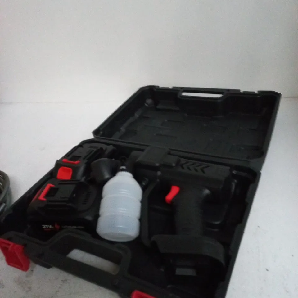 Power tool kit in rugged case with accessories