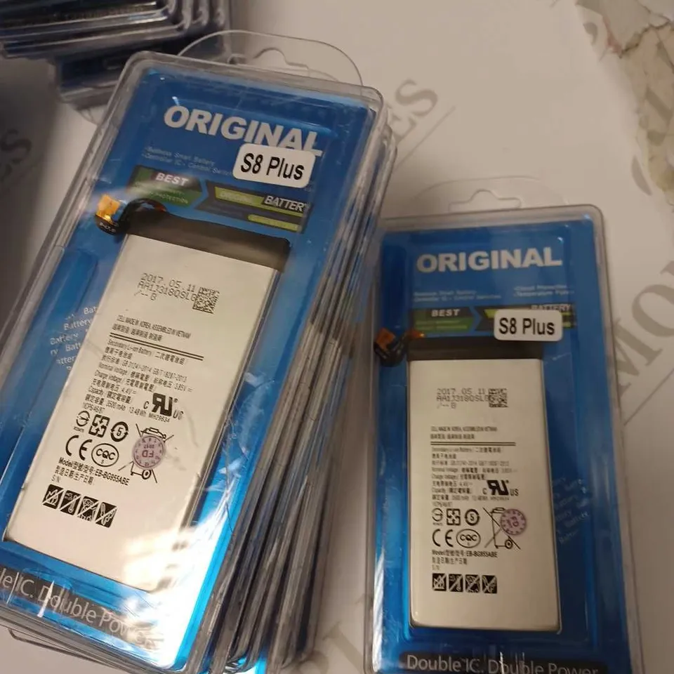LOT OF NINE TO INCLUDE S8 PLUS DOUBLE IC. POWER BATTERY
