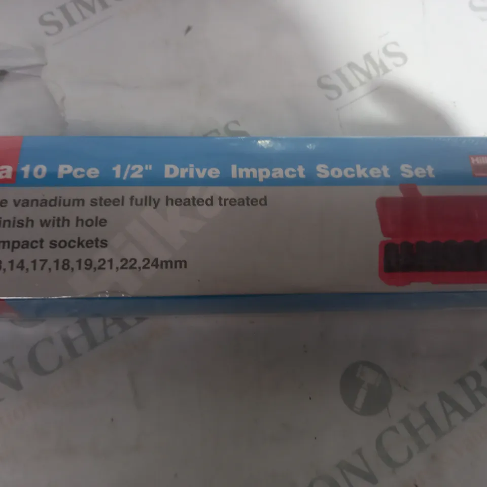 HILKA 10 PC DRIVE IMPACT SOCKET SET 