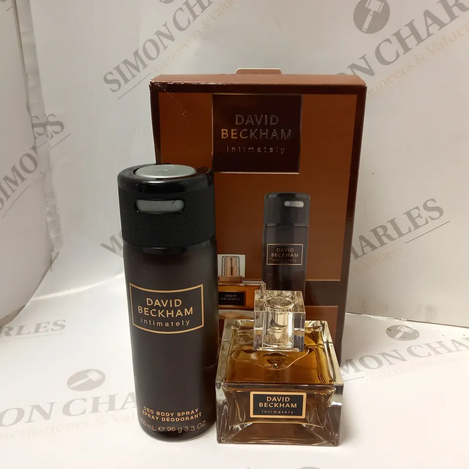 BOXED DAVID BECKHAM INTIMATELY FRAGRANCE SET RRP £38